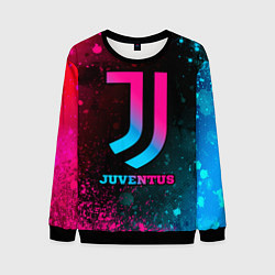 Свитшот мужской Juventus - neon gradient, цвет: 3D-черный