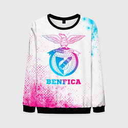 Мужской свитшот Benfica neon gradient style