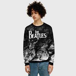 Свитшот мужской The Beatles black graphite, цвет: 3D-черный — фото 2