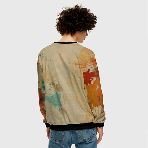 Мужской свитшот Джон Уик в стиле гранж / 3D-Черный – фото 4