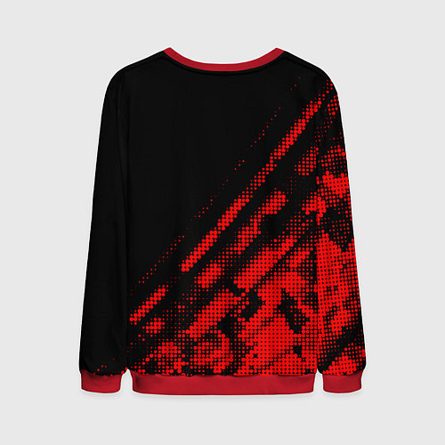 Мужской свитшот Bayer 04 sport grunge / 3D-Красный – фото 2