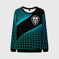 Свитшот мужской Leeds United football net, цвет: 3D-черный