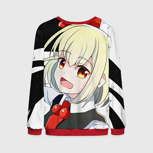 Мужской свитшот Touhou Project Rumia happy / 3D-Красный – фото 2