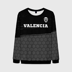 Мужской свитшот Valencia sport на темном фоне посередине
