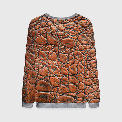 Мужской свитшот Змеиная шкура текстура / 3D-Меланж – фото 2