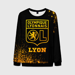 Мужской свитшот Lyon - gold gradient