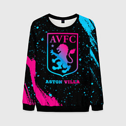 Мужской свитшот Aston Villa - neon gradient
