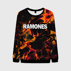 Мужской свитшот Ramones red lava