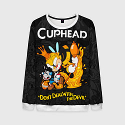 Мужской свитшот Cuphead - dont deal with the devil