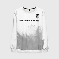 Свитшот мужской Atletico Madrid sport на светлом фоне посередине, цвет: 3D-белый