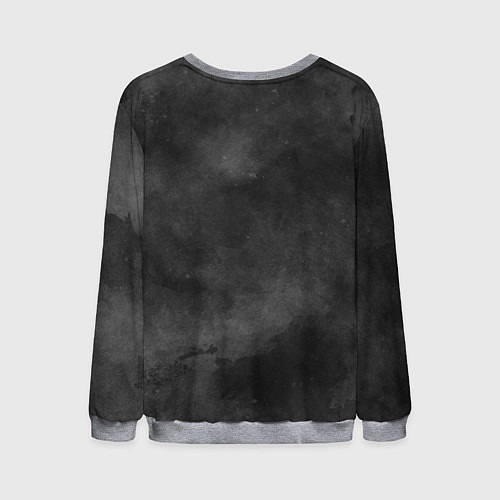 Мужской свитшот Девушка воин киберпанк / 3D-Меланж – фото 2