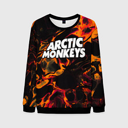 Мужской свитшот Arctic Monkeys red lava