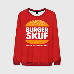 Свитшот мужской Burger skuf, цвет: 3D-красный