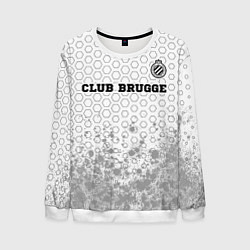 Мужской свитшот Club Brugge sport на светлом фоне посередине