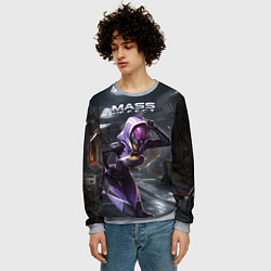 Свитшот мужской Mass Effect ТалиЗора, цвет: 3D-меланж — фото 2