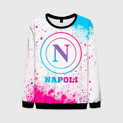 Свитшот мужской Napoli neon gradient style, цвет: 3D-черный