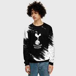 Свитшот мужской ФК Тоттенхэм краски, цвет: 3D-черный — фото 2