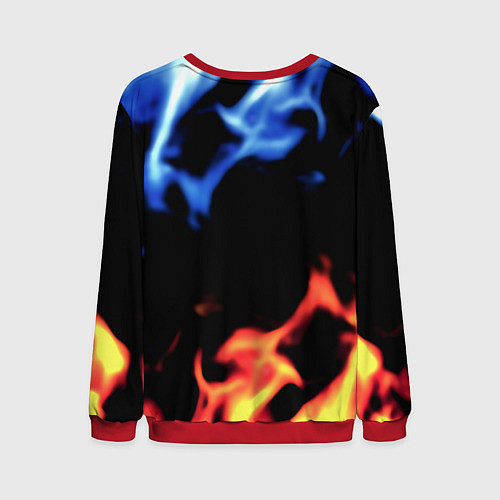 Мужской свитшот Borussia fire storm steel / 3D-Красный – фото 2