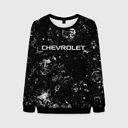 Свитшот мужской Chevrolet black ice, цвет: 3D-черный