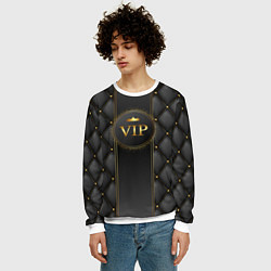 Свитшот мужской VIP person, цвет: 3D-белый — фото 2