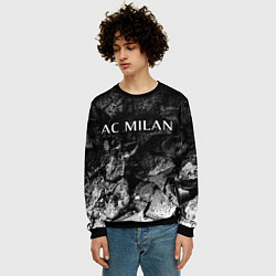 Свитшот мужской AC Milan black graphite, цвет: 3D-черный — фото 2