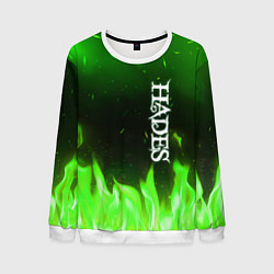 Мужской свитшот Logo Hades green hell fire