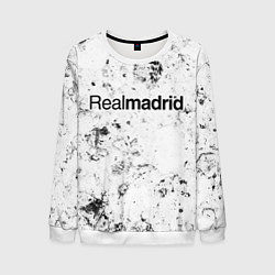 Свитшот мужской Real Madrid dirty ice, цвет: 3D-белый