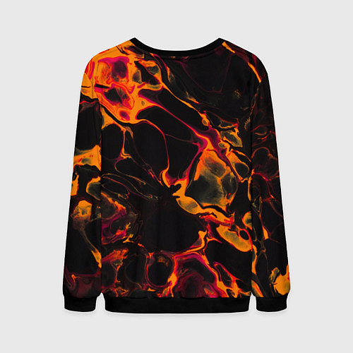 Мужской свитшот Hoffenheim red lava / 3D-Черный – фото 2