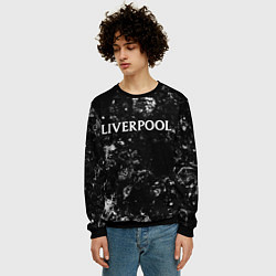 Свитшот мужской Liverpool black ice, цвет: 3D-черный — фото 2