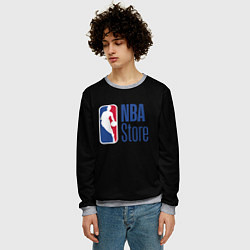 Свитшот мужской NBA store, цвет: 3D-меланж — фото 2