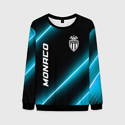 Свитшот мужской Monaco неоновые лампы, цвет: 3D-черный