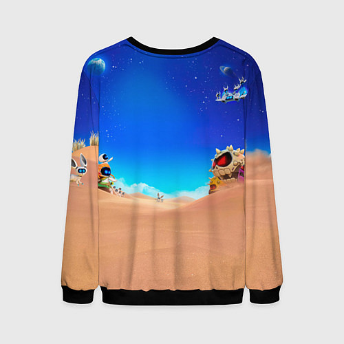 Мужской свитшот Astro bot персонажи / 3D-Черный – фото 2