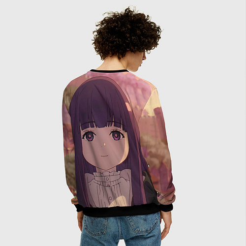 Мужской свитшот Милая Ферн / 3D-Черный – фото 4