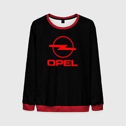 Свитшот мужской Opel red logo auto, цвет: 3D-красный