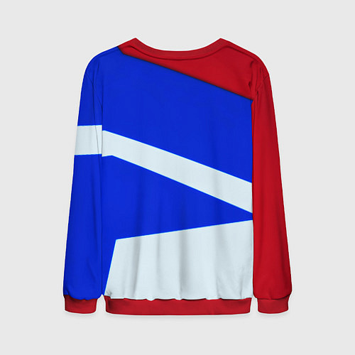 Мужской свитшот СССР геометрия спорт / 3D-Красный – фото 2