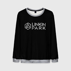 Свитшот мужской Linkin parrk logo chester, цвет: 3D-меланж