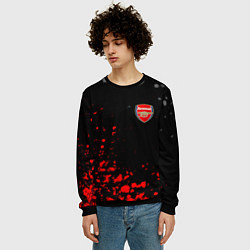 Свитшот мужской Arsenal spash, цвет: 3D-черный — фото 2