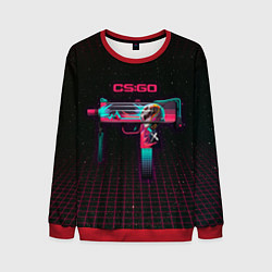 Свитшот мужской MAC-10 Neon Rider - CS:GO, цвет: 3D-красный