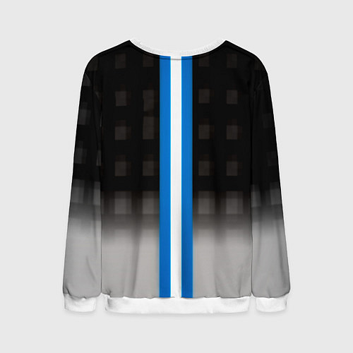 Мужской свитшот Chelsea fc sport geometry / 3D-Белый – фото 2