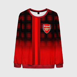 Свитшот мужской Arsenal fc sport geometry steel, цвет: 3D-красный