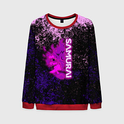 Мужской свитшот Samurai neon logo краски