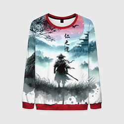 Мужской свитшот Japanese samurai - ghost of Tsushima