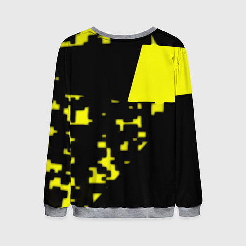 Мужской свитшот Россия имперский стиль пиксели / 3D-Меланж – фото 2
