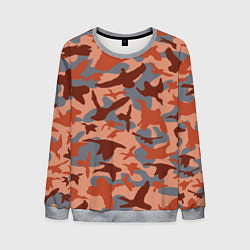 Свитшот мужской Камуфляж птицы, цвет: 3D-меланж