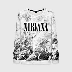 Мужской свитшот Nirvana white graphite