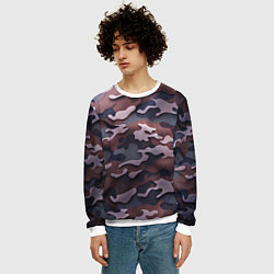 Свитшот мужской Камуфляж-грязь, цвет: 3D-белый — фото 2
