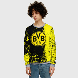 Свитшот мужской Borussia fc краски, цвет: 3D-меланж — фото 2