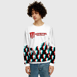 Свитшот мужской Billie Eilish x Monster energy, цвет: 3D-белый — фото 2