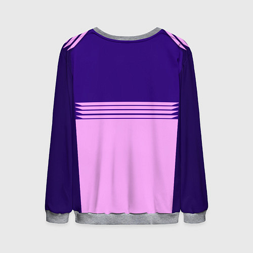 Мужской свитшот Real Madred geometry sport / 3D-Меланж – фото 2