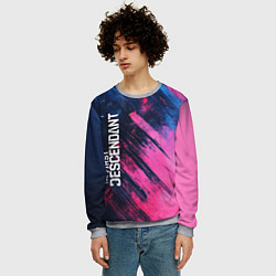 Свитшот мужской The First Descendant - Texture, цвет: 3D-меланж — фото 2